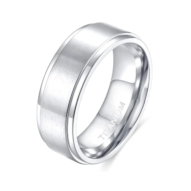 Brushed Titanium Wedding Band™