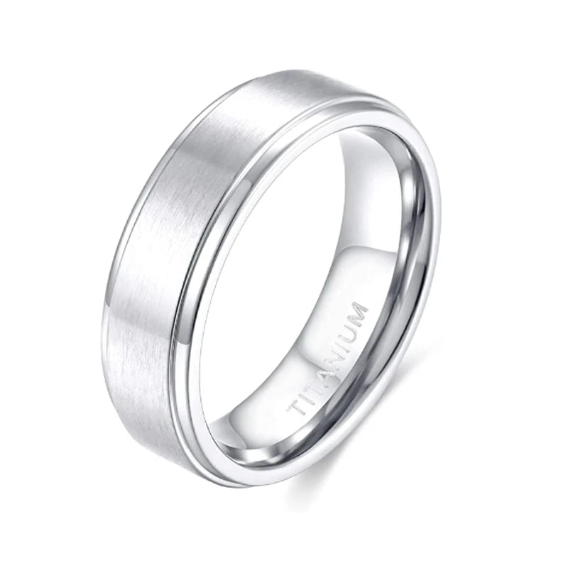 Brushed Titanium Wedding Band™