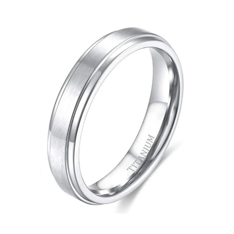 Brushed Titanium Wedding Band™