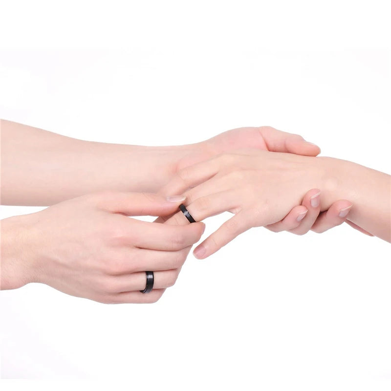 Brushed Titanium Wedding Band™