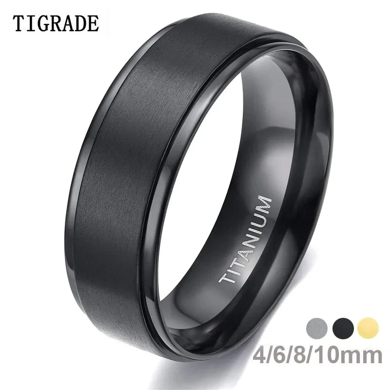 Brushed Titanium Wedding Band™